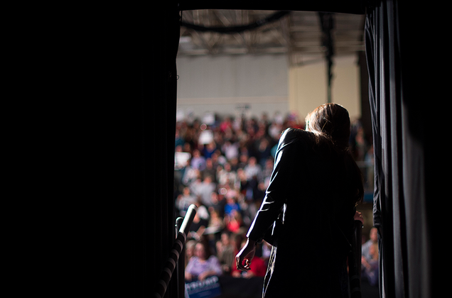 Hope Hicks, Trump’s press secretary prefers to stay out of the limelight. Photo: Getty